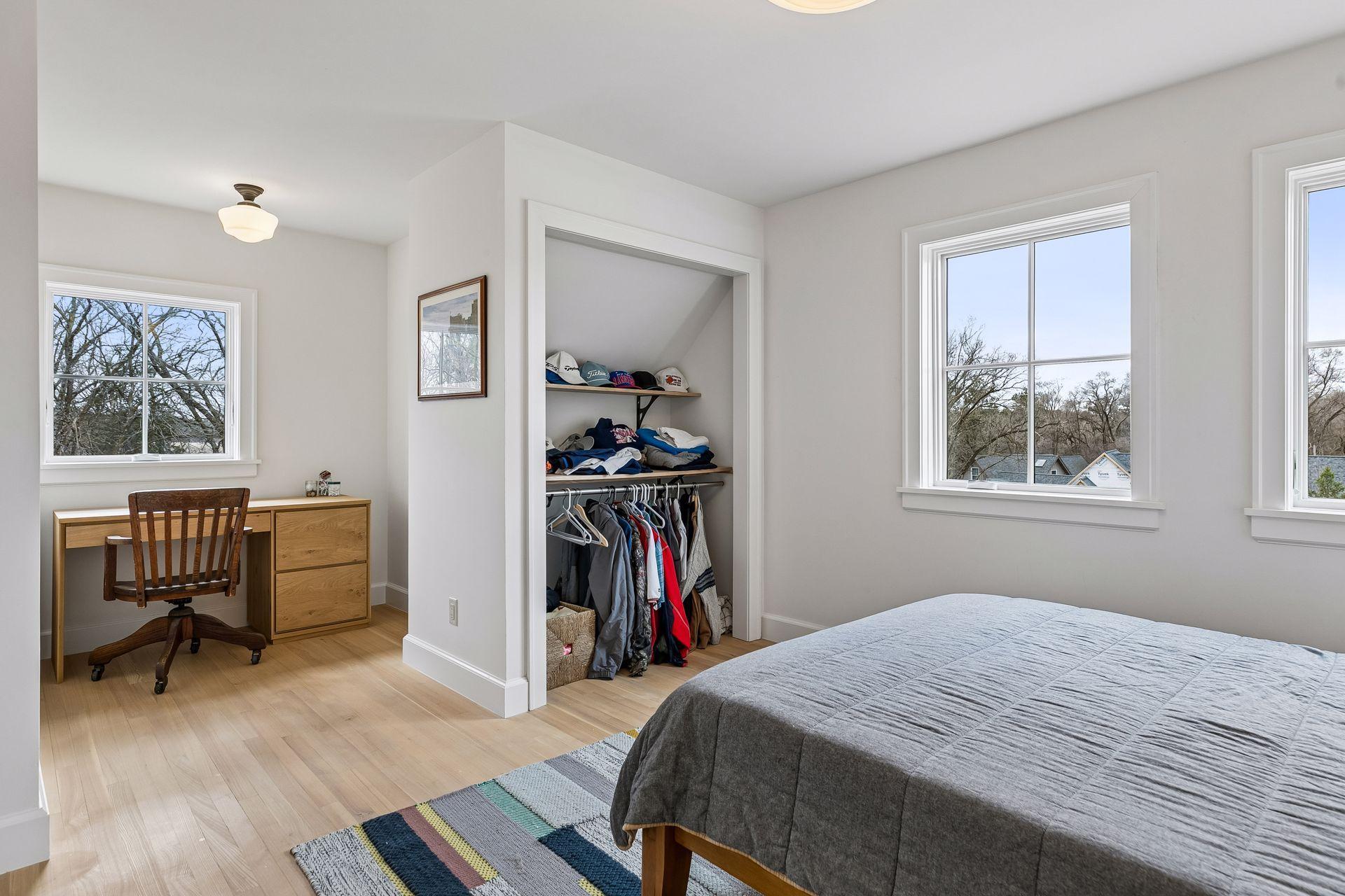 Also showcasing a cozy nook perfect for a desk, reading corner, or workspace!