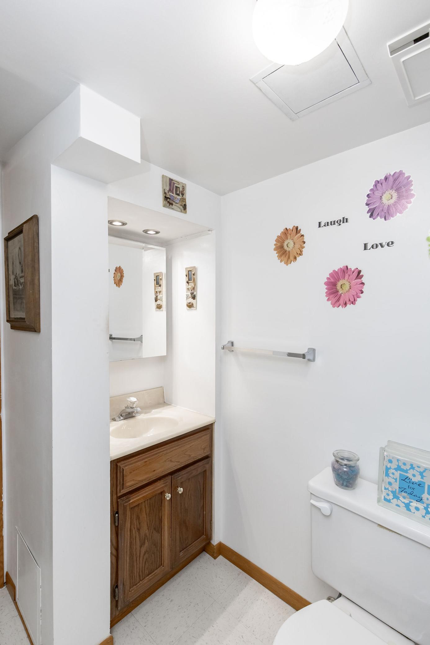 Basement bathroom
