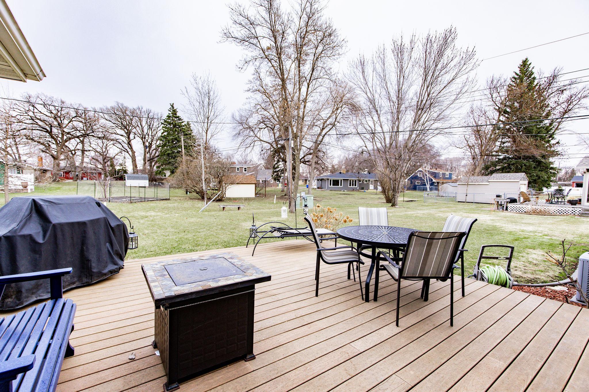 Deck w/ View of yard