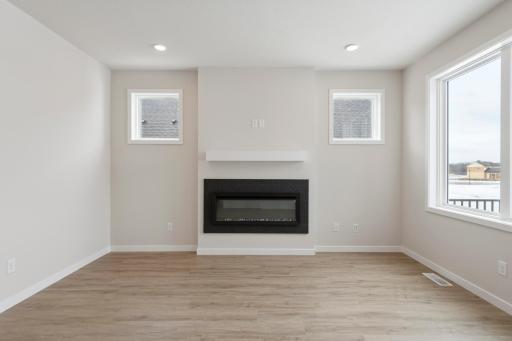 The perfectly placed windows offers the benefit of natural light as well as privacy.