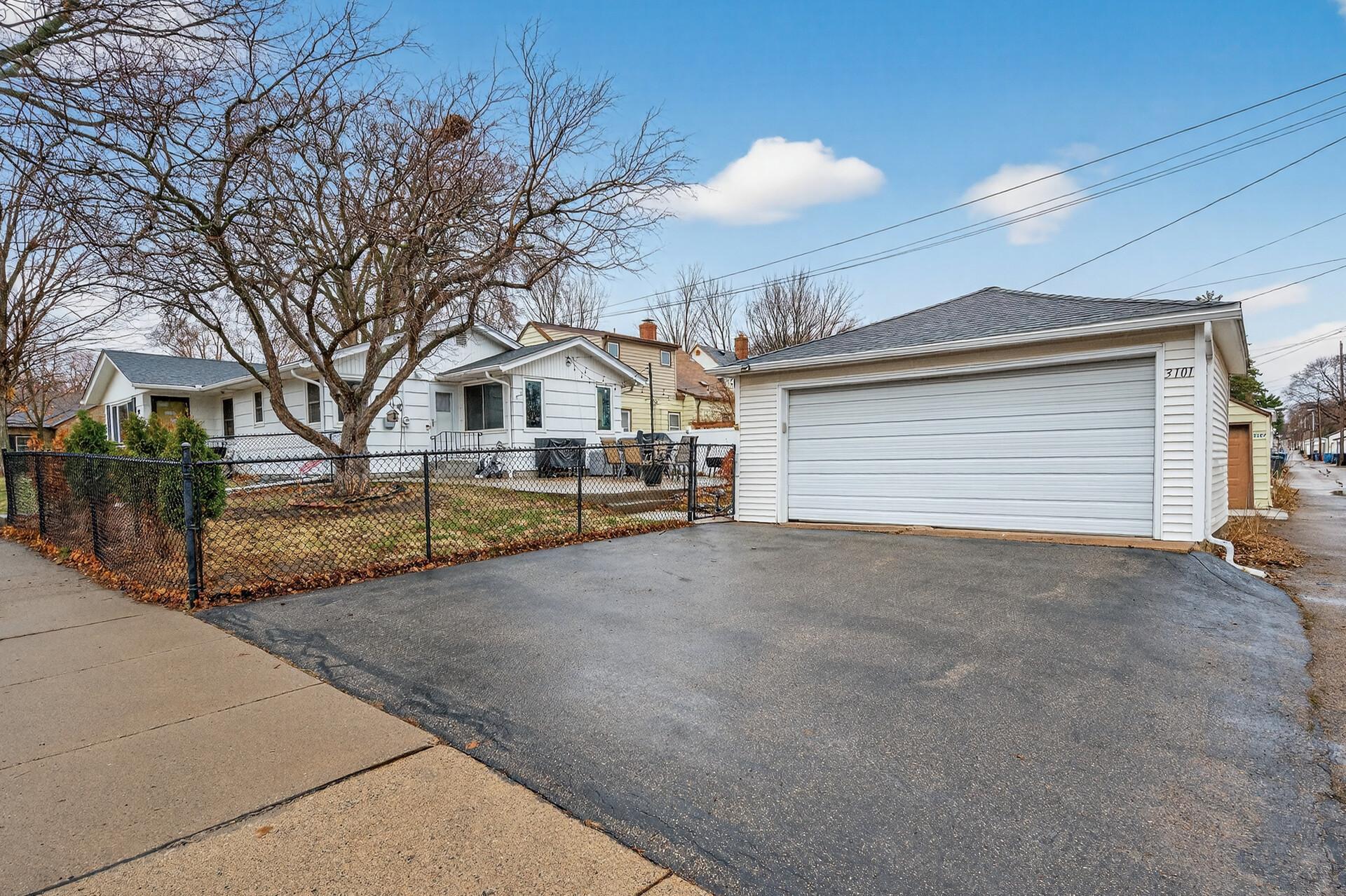 2 car garage with opener.