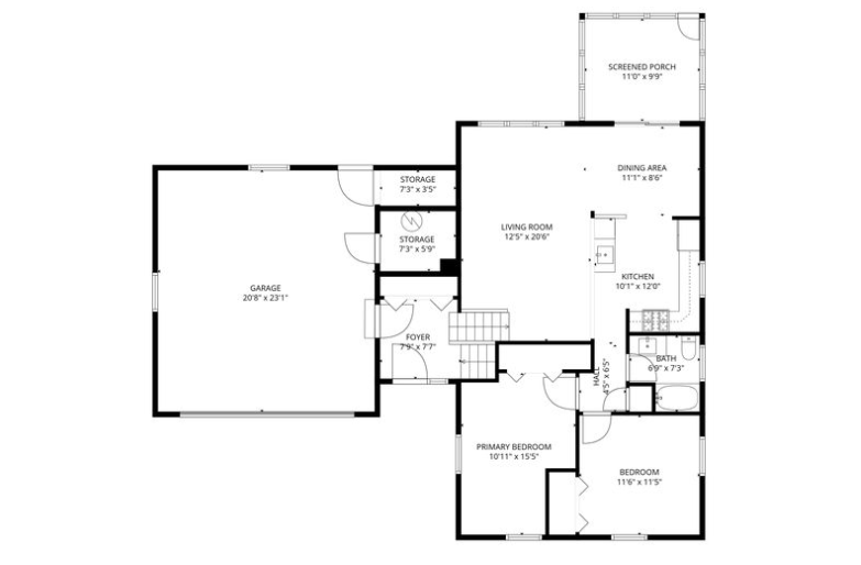 Upper Level Floor Plan