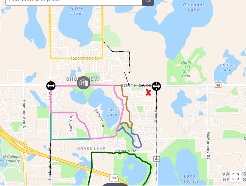 Minutes from Trails, Paths, Parks and Lakes