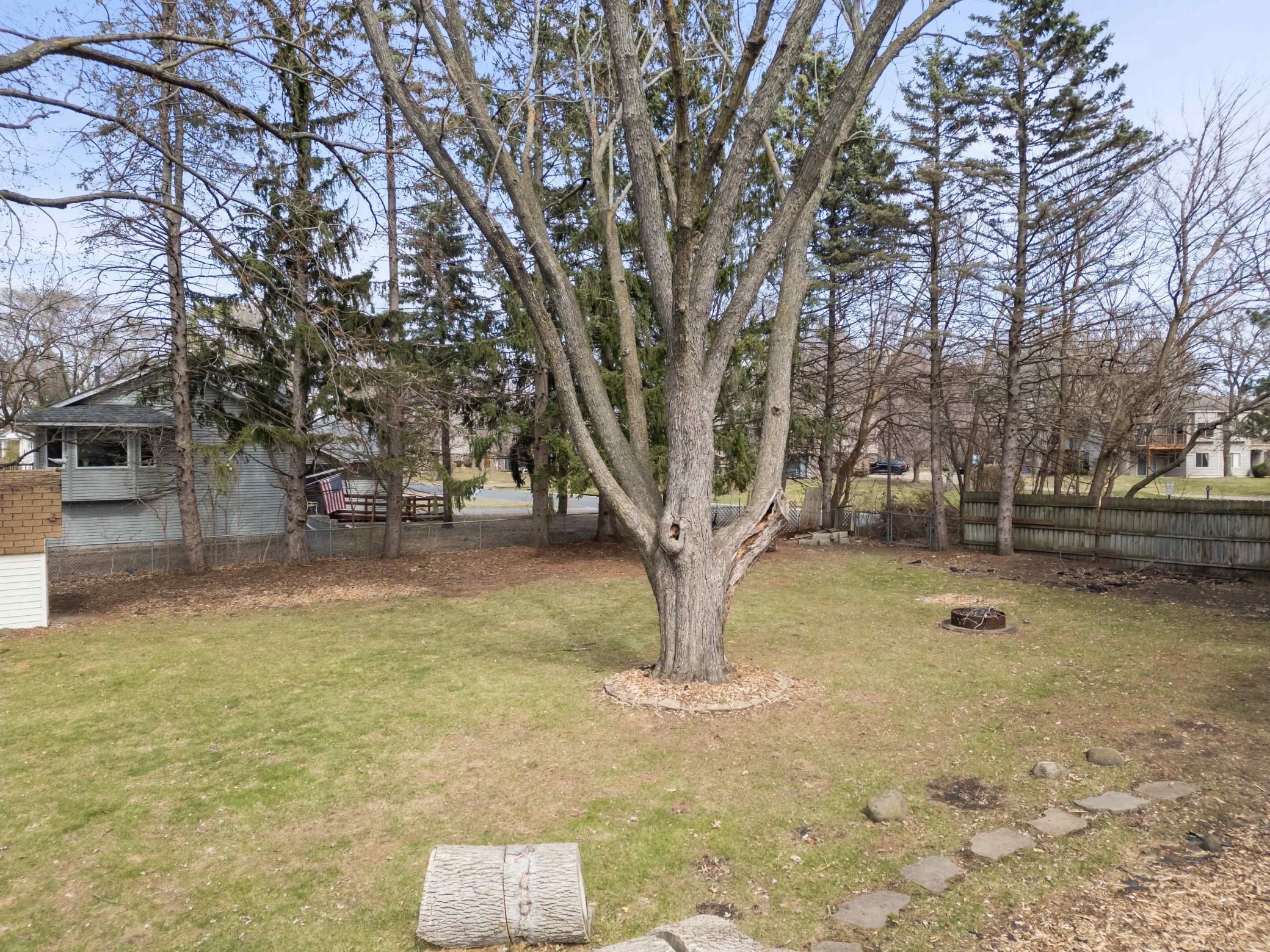 Surrounded by mature trees for more privacy