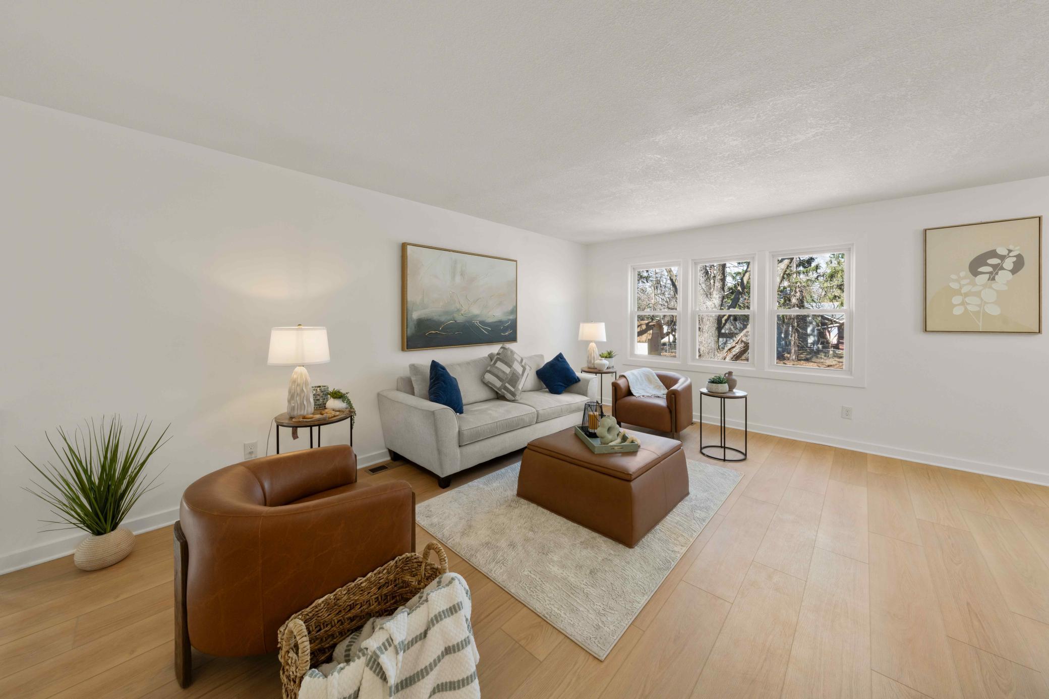 New LVP flooring through out main level