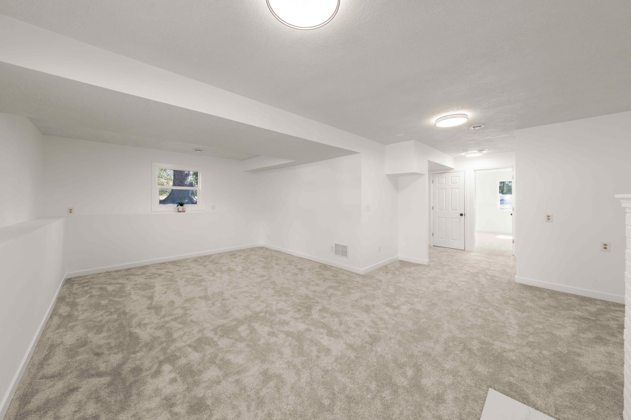 All new carpet throughout the lower level