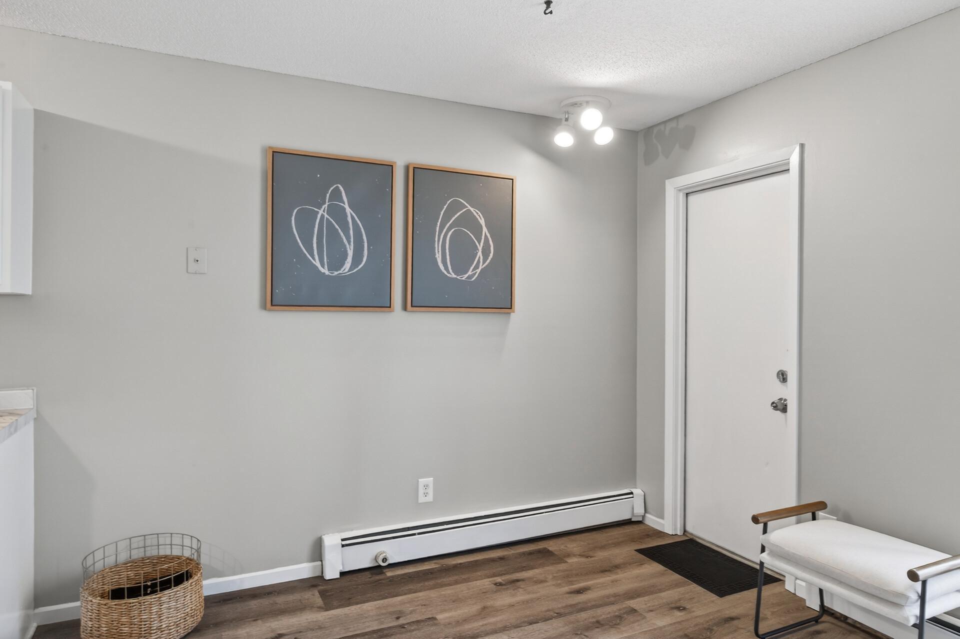 Private entrance from the patio