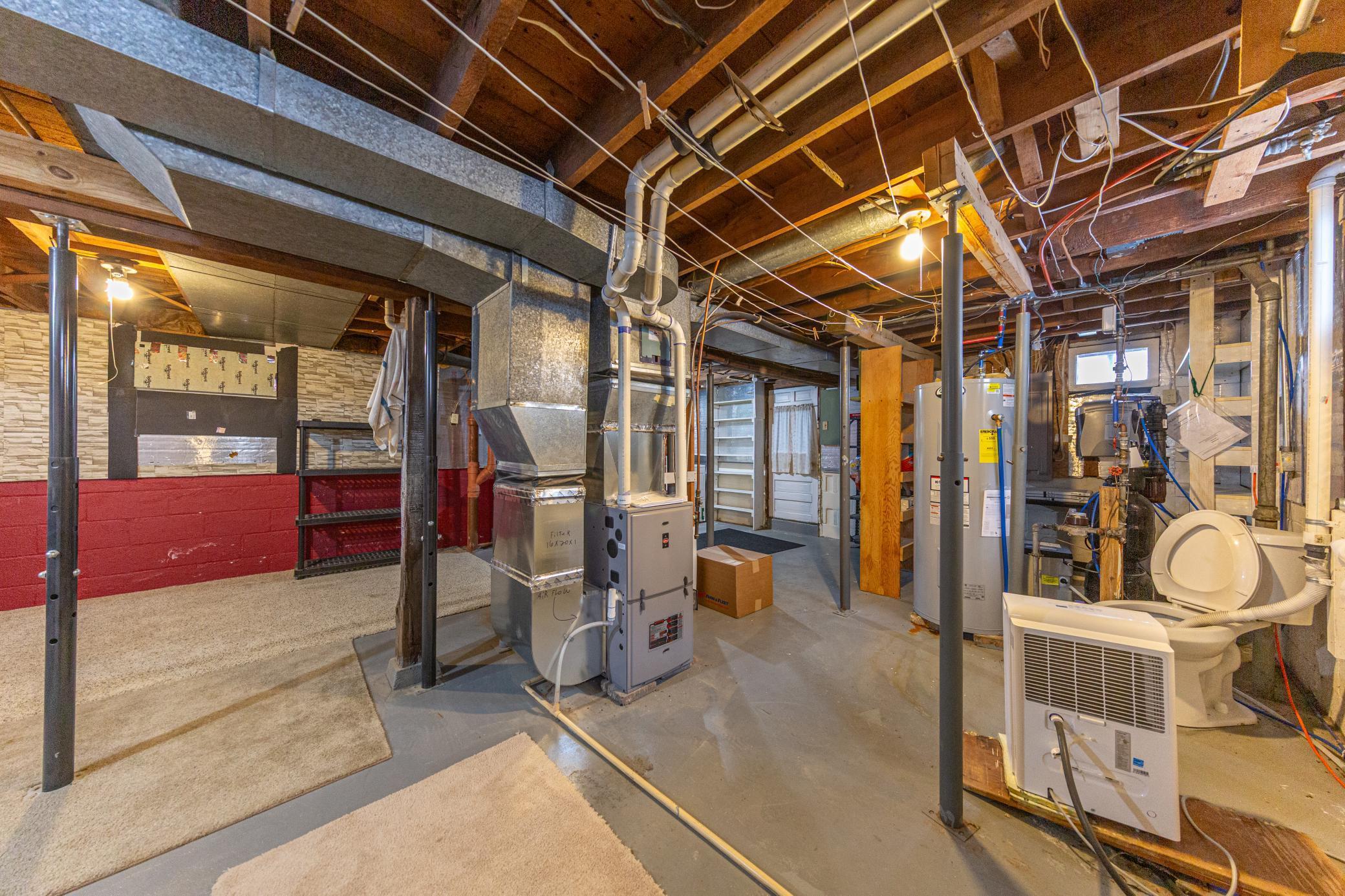 Good ceiling height in basement