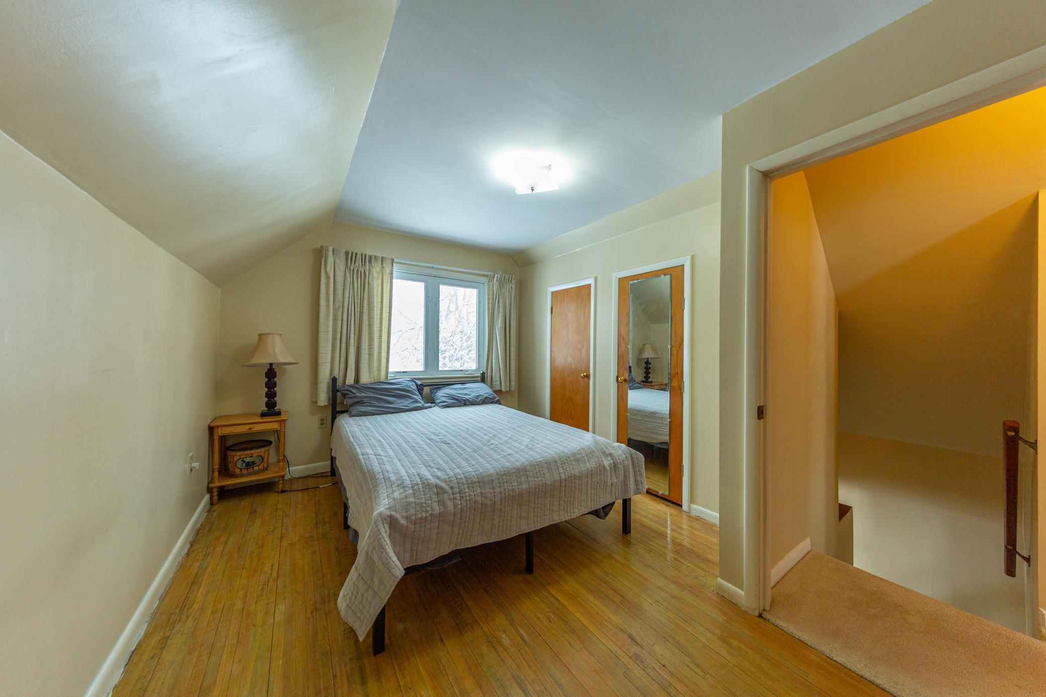 1 of 2 upper level bedrooms