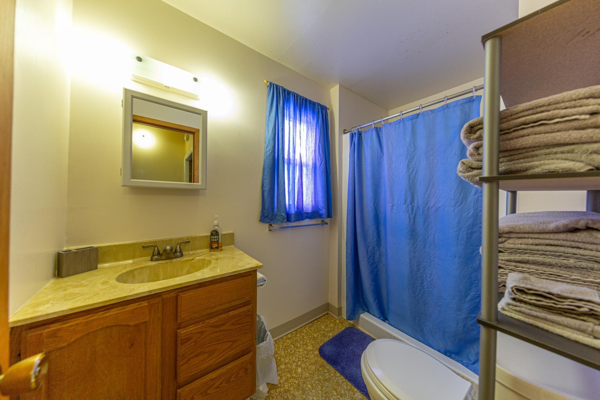 Upper level bathroom