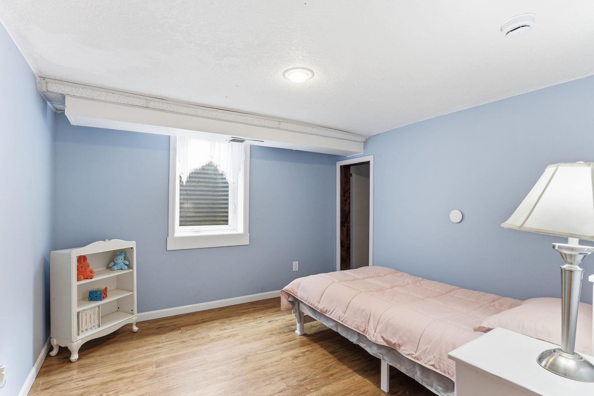Second bedroom in the lower level.
