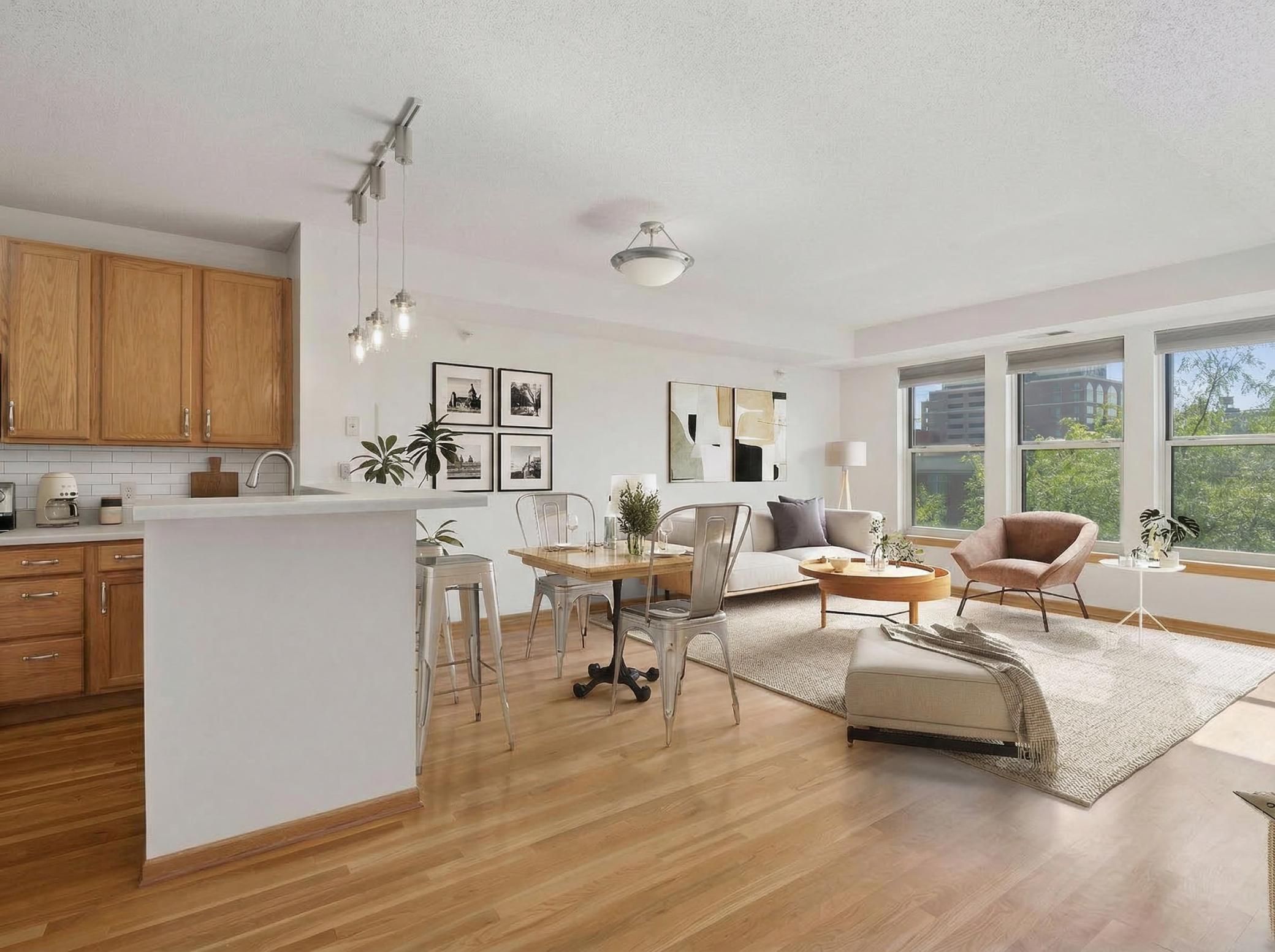 Bright and open living area!