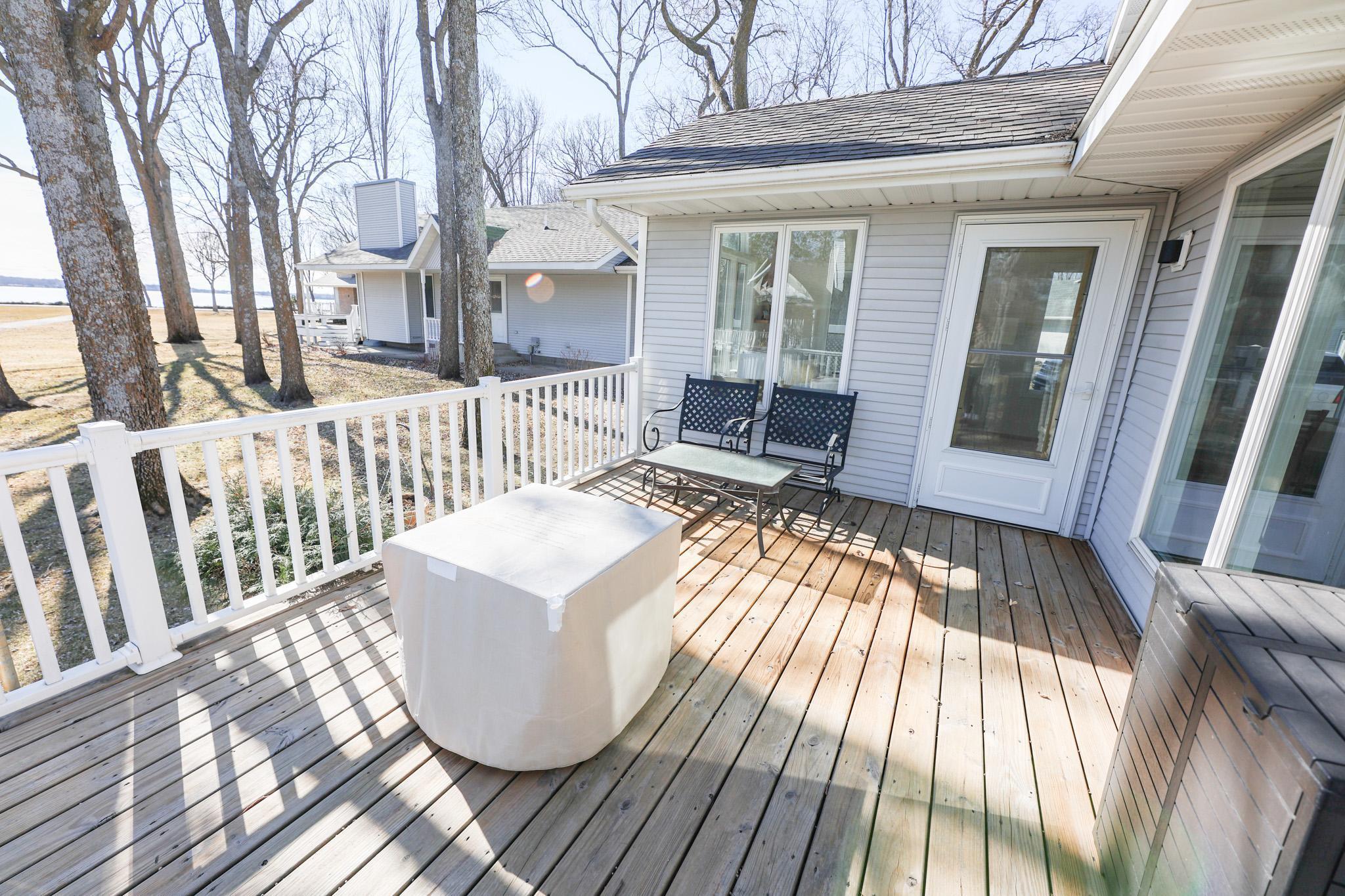Deck w/ Lake Views
