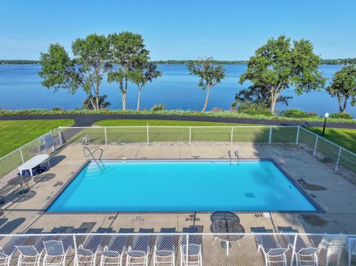 Community Pool W/ Lake Views