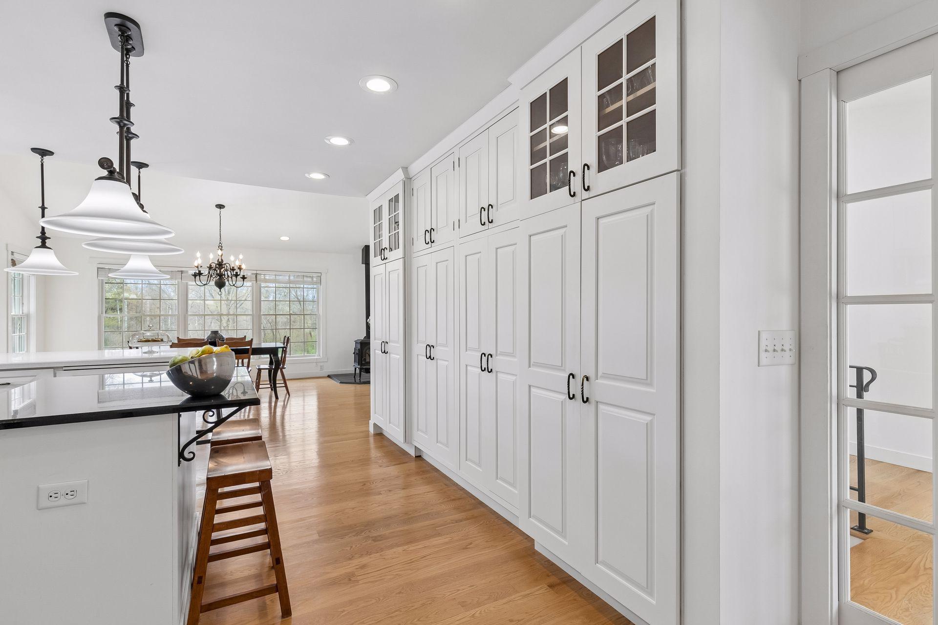 Abundance of cabinet storage
