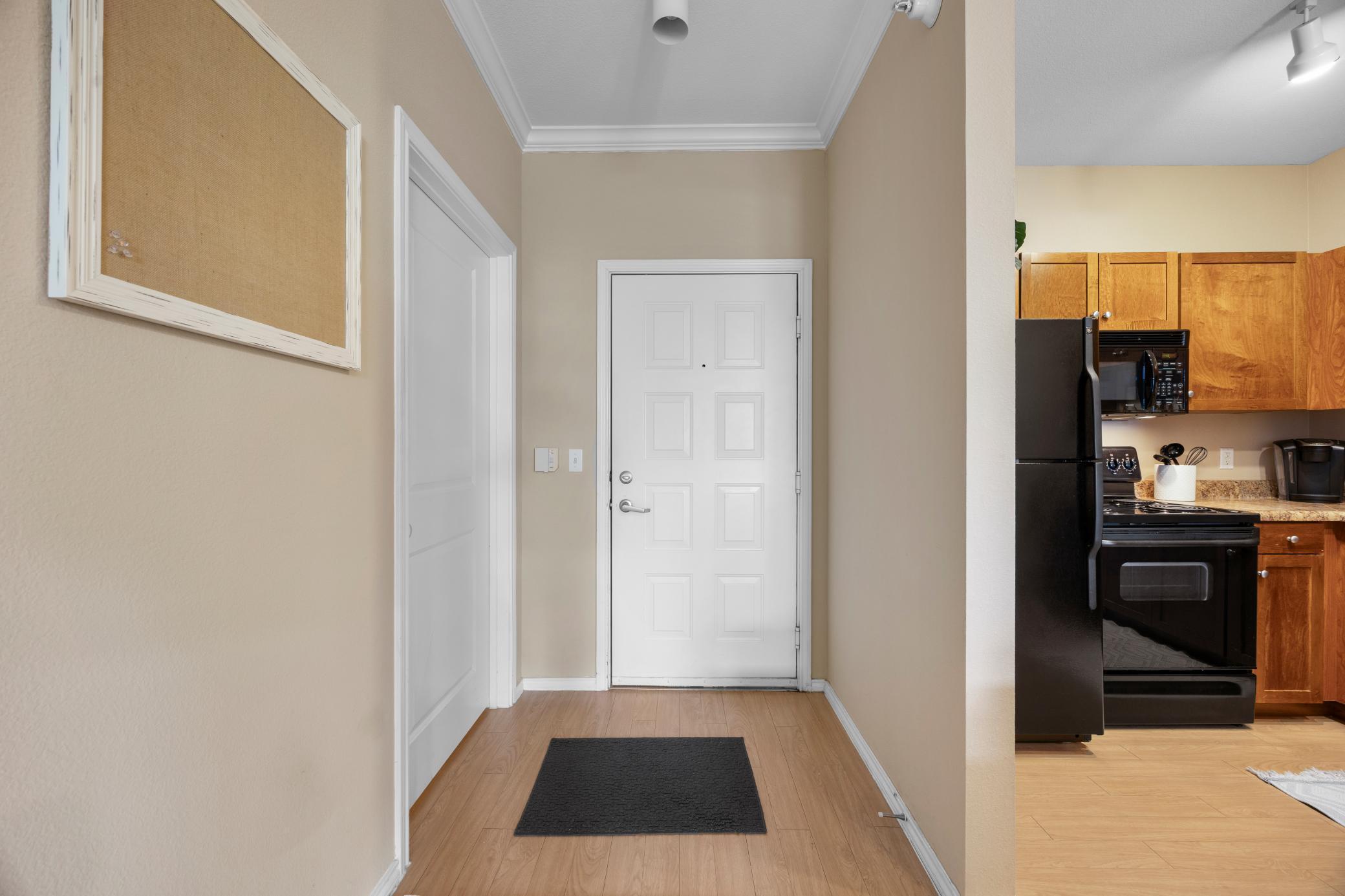 Your entrance ready for you to personalize. Let's go check out the rest of the amenities this Association has to offer!