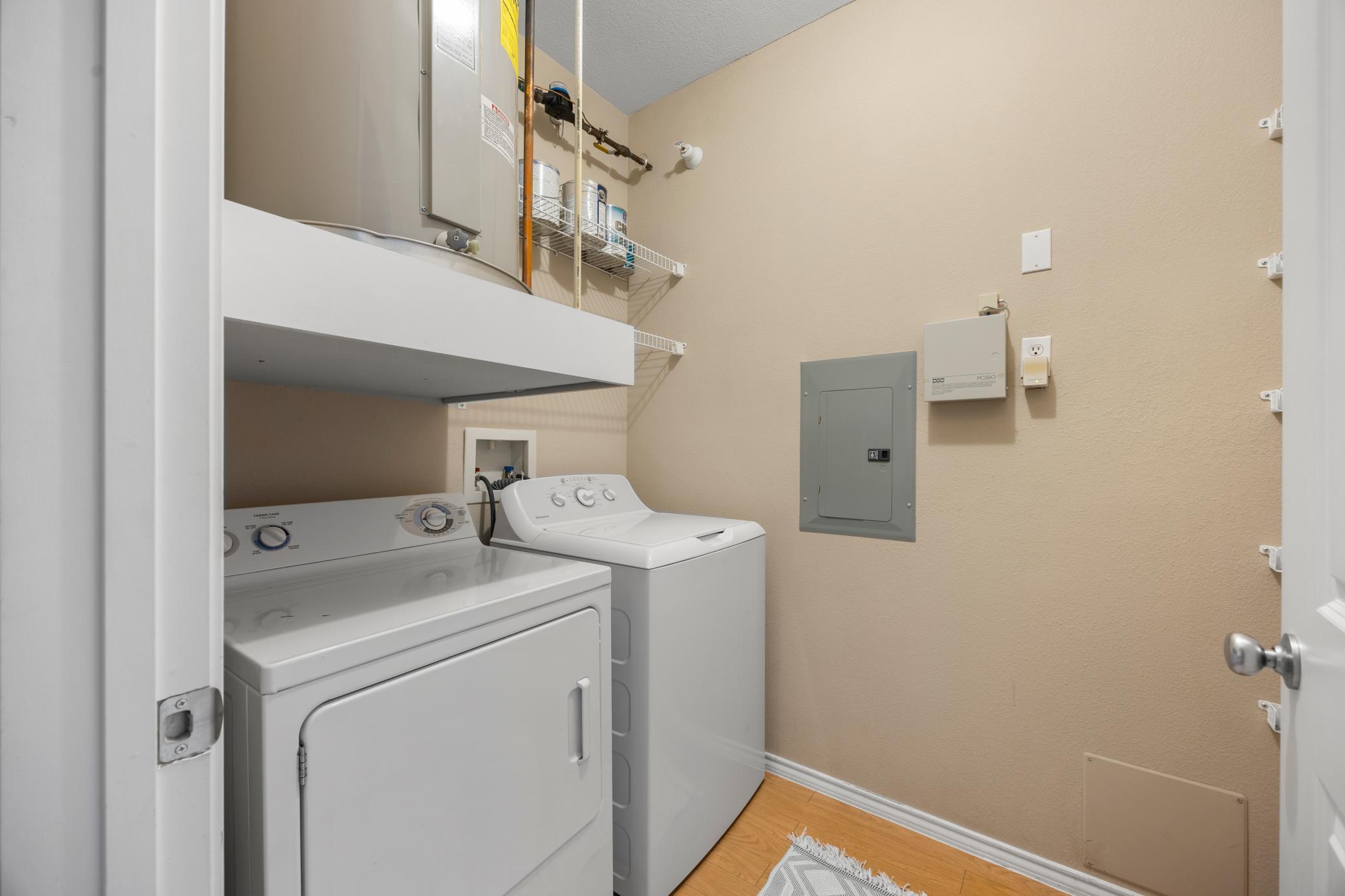 In unit laundry! No walking down the hall or sharing with others!