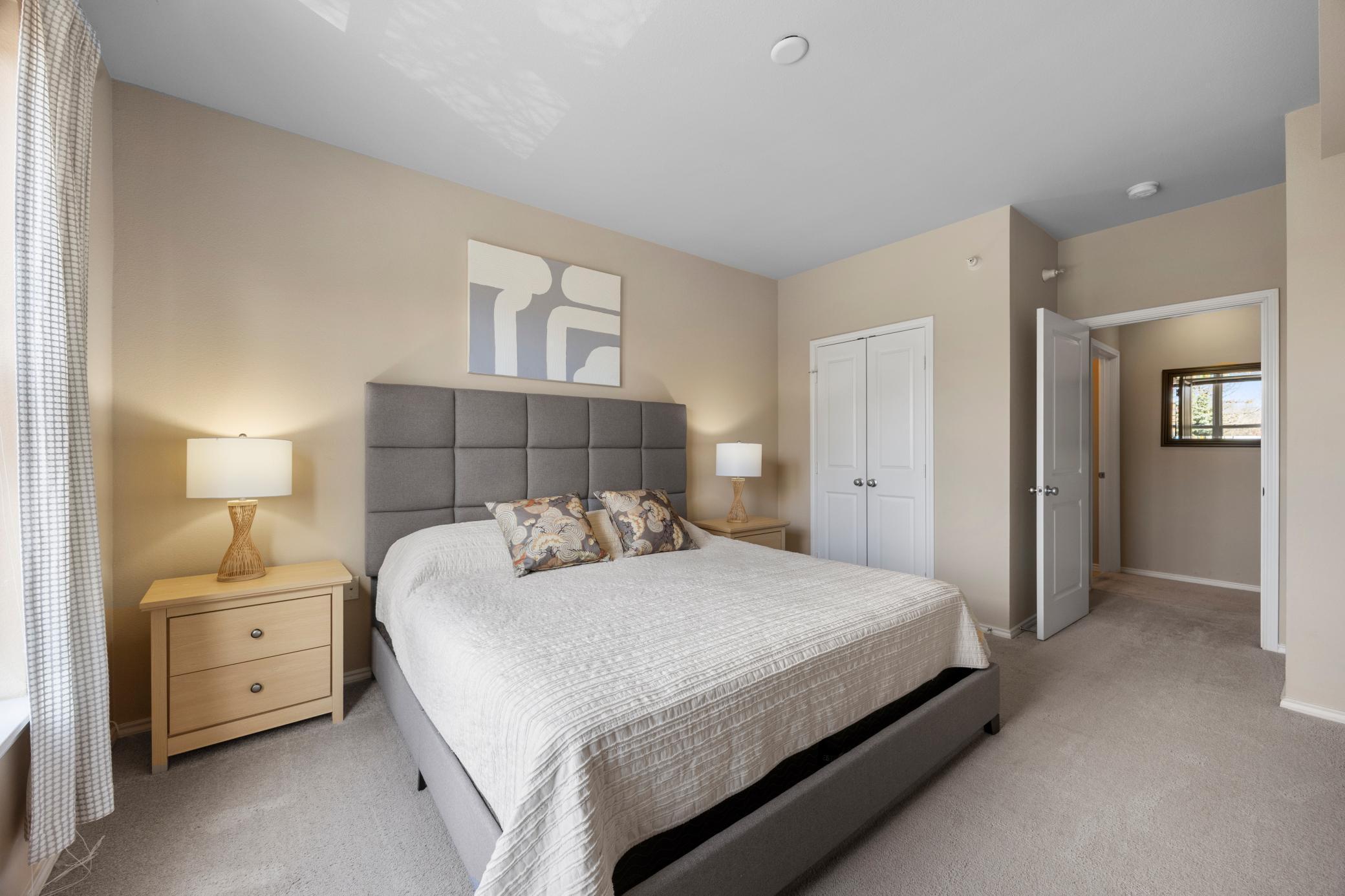 View looking from bedroom to hallway.