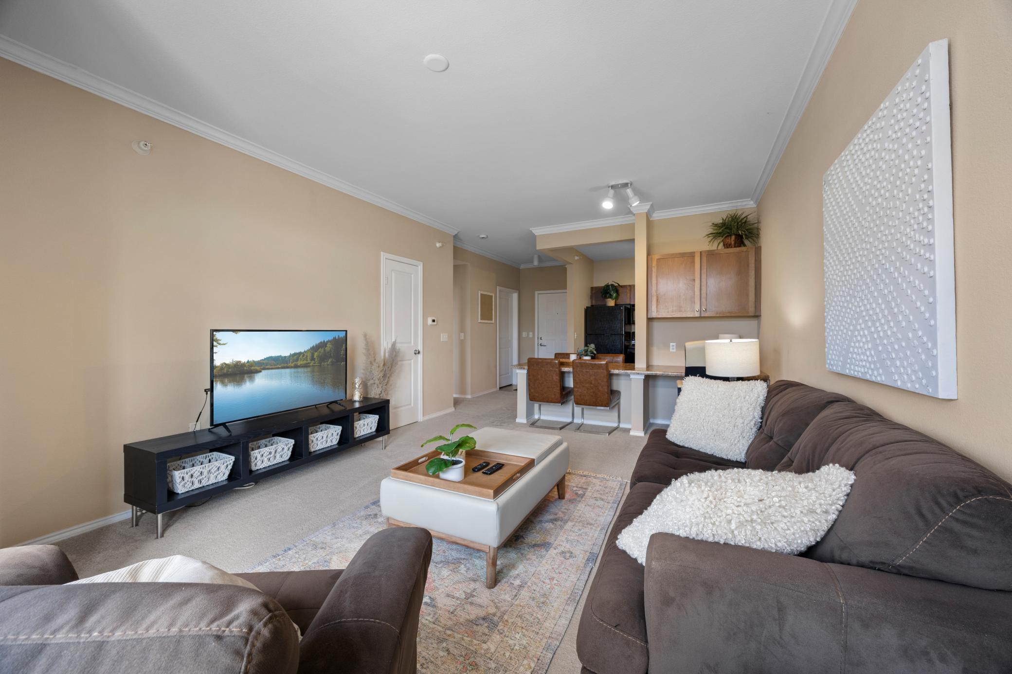Another view of your living area looking from the balconette.