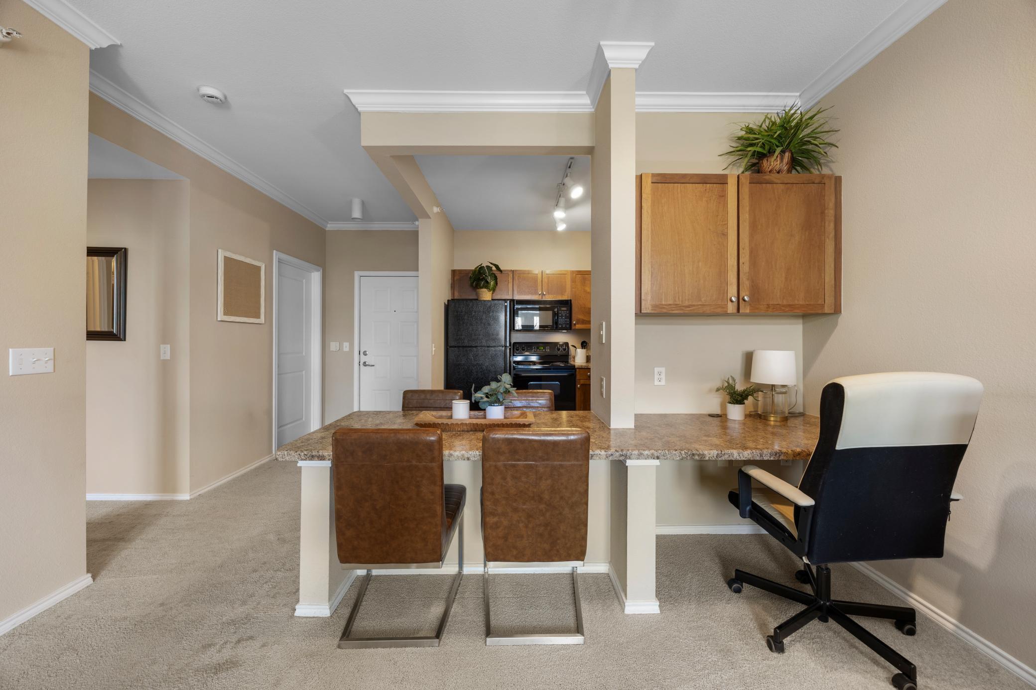 The perfect set up for a home office area.