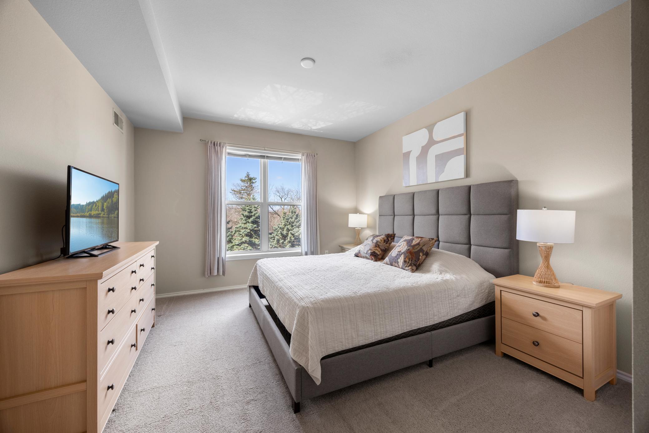 Large bedroom with room for all your furniture.