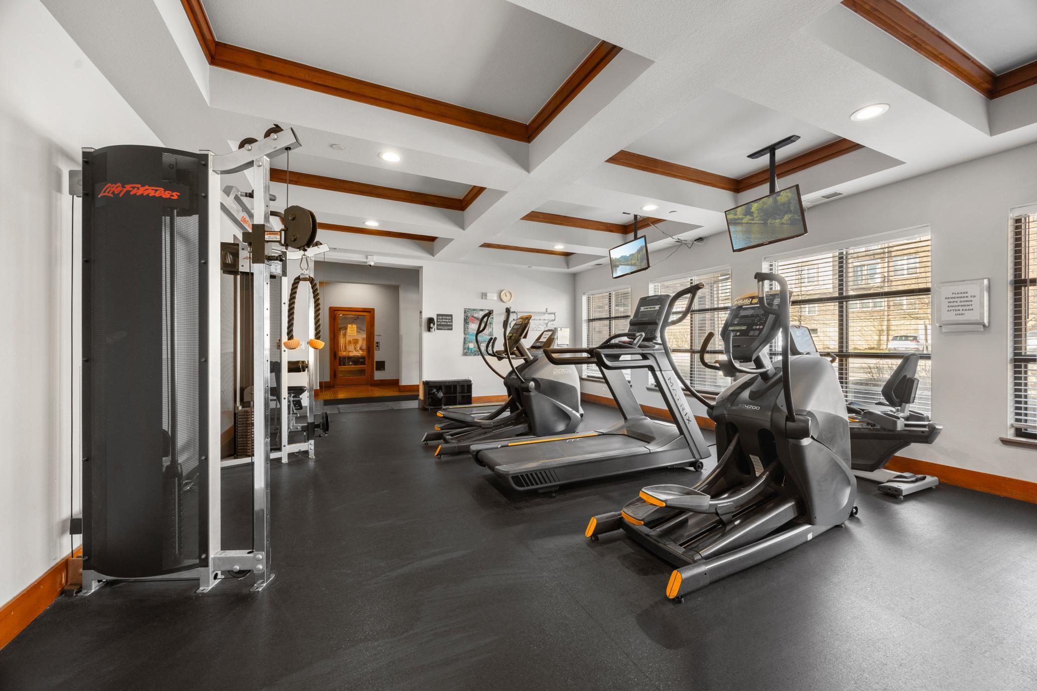 Another view of Fitness center.