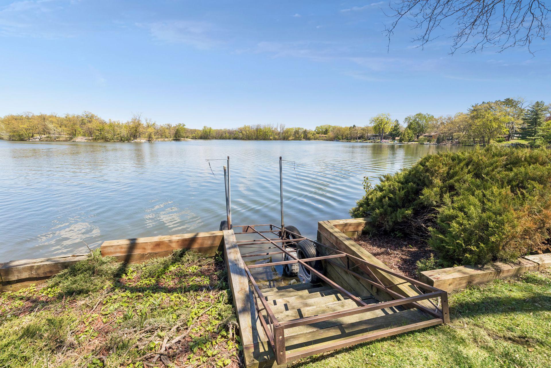 Install your private dock (dock equipment included with sale of home)