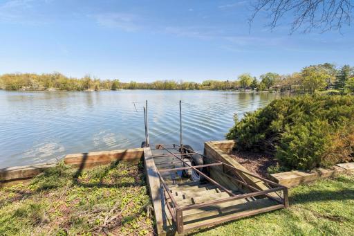 Install your private dock (dock equipment included with sale of home)