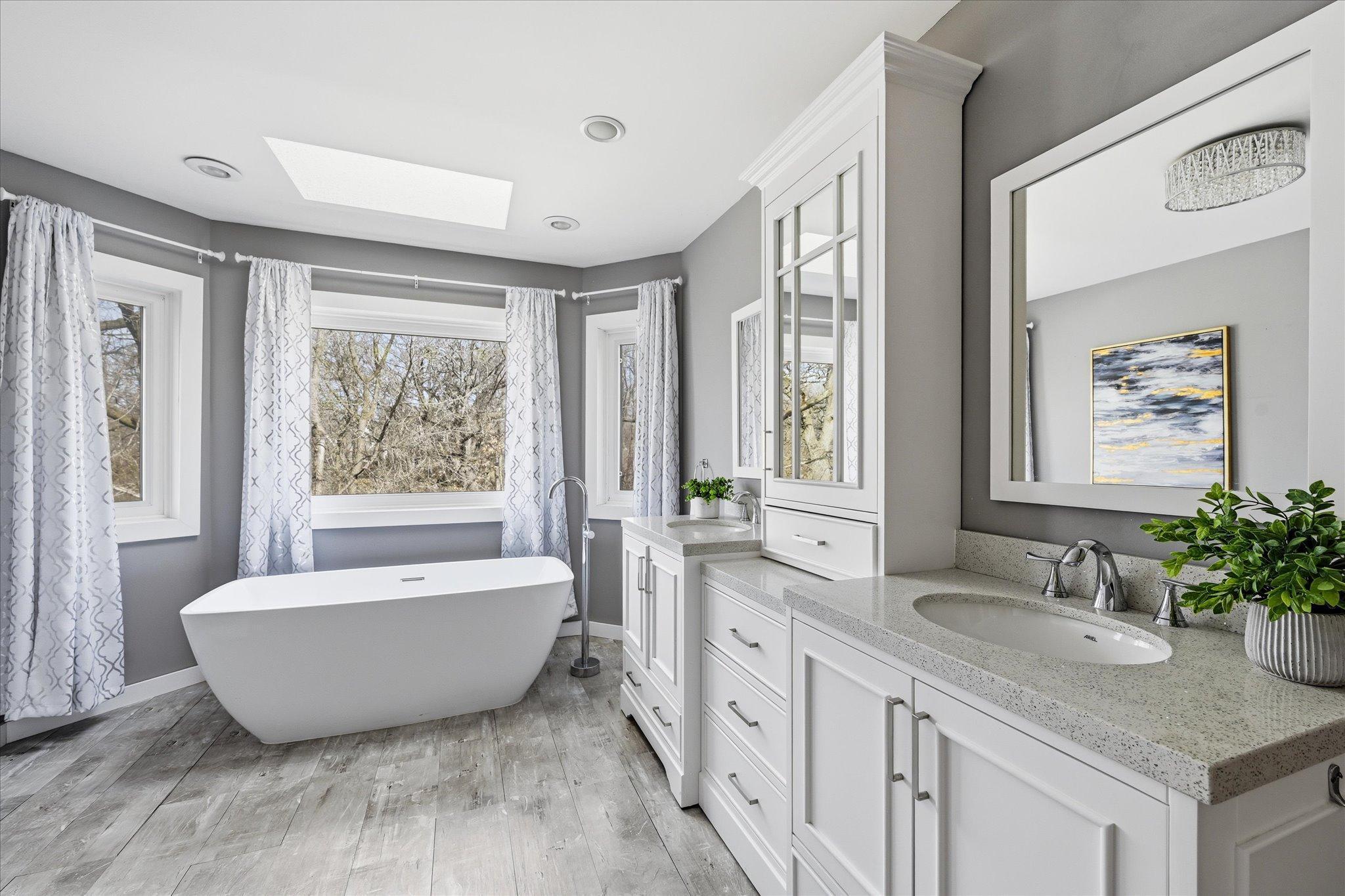 Remodeled primary bath