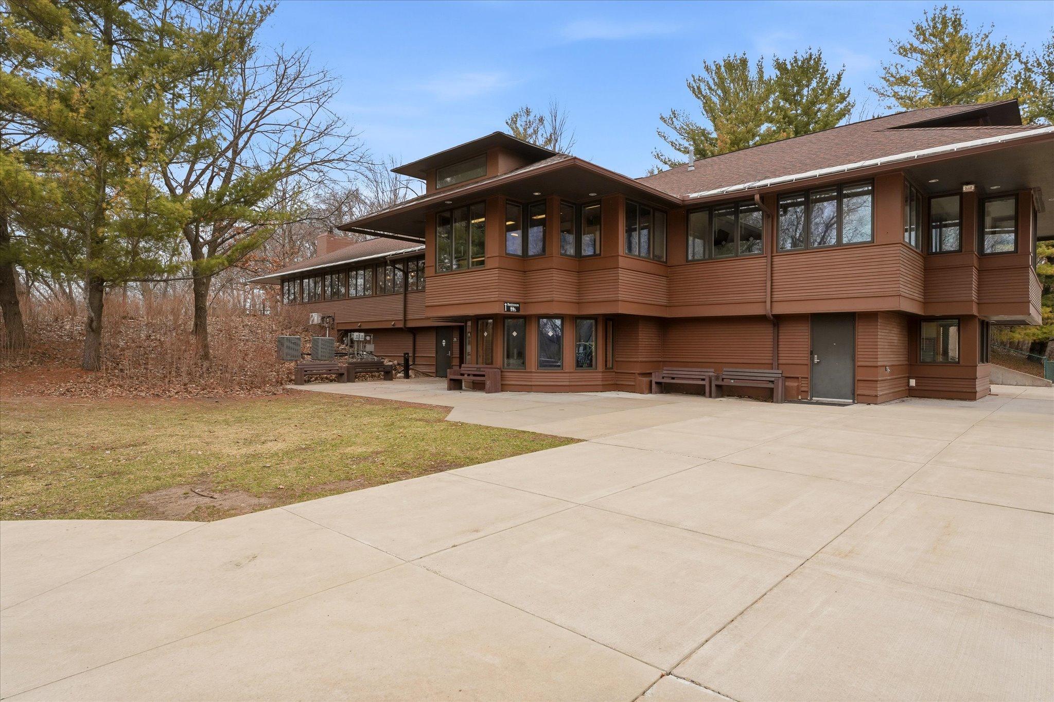 French Park club house...rent skis and kayaks and more here. This trail head leads in every direction for miles of trails to hike, ski, stroll and hills to slide down in the winter. Catch the trolly to the beach.