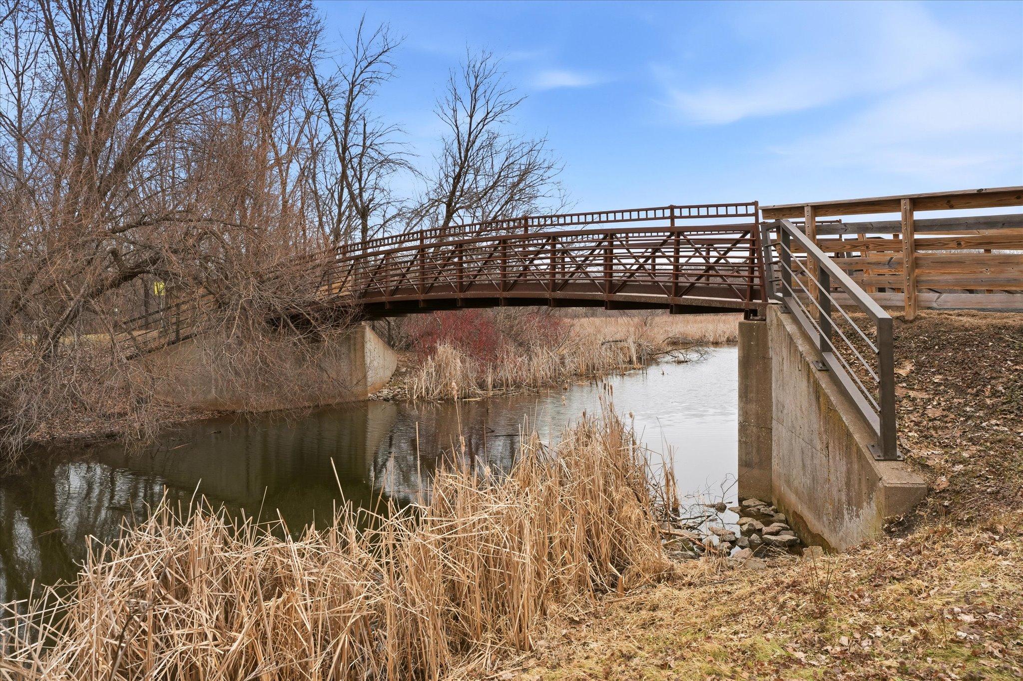 This bridge is a hot spot for a photo session with family and friends.