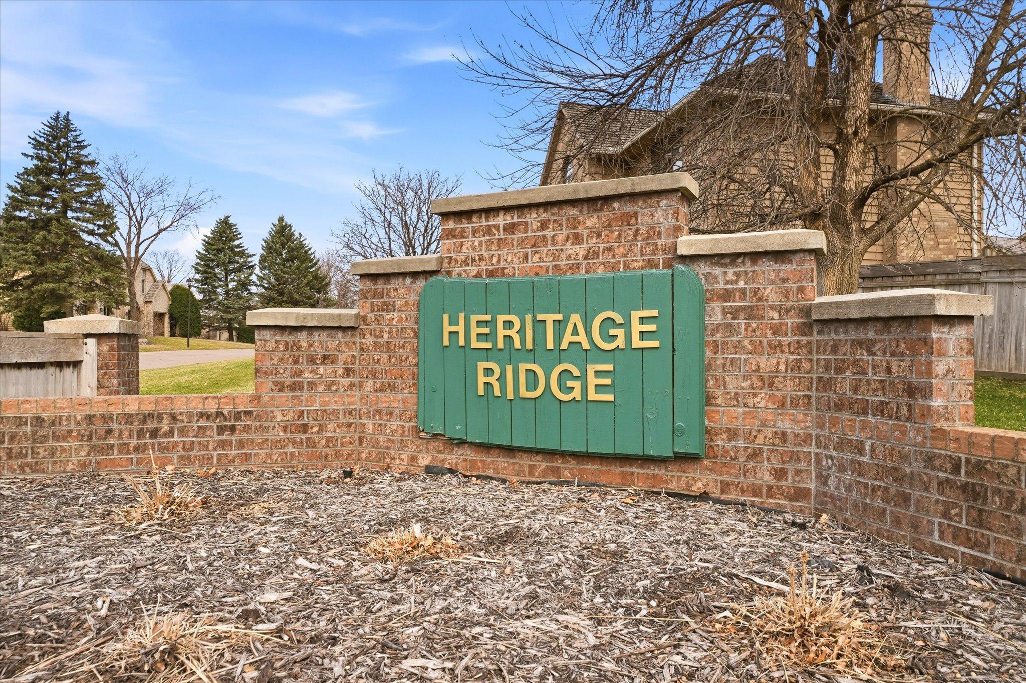 Your welcome sign to the neighborhood.