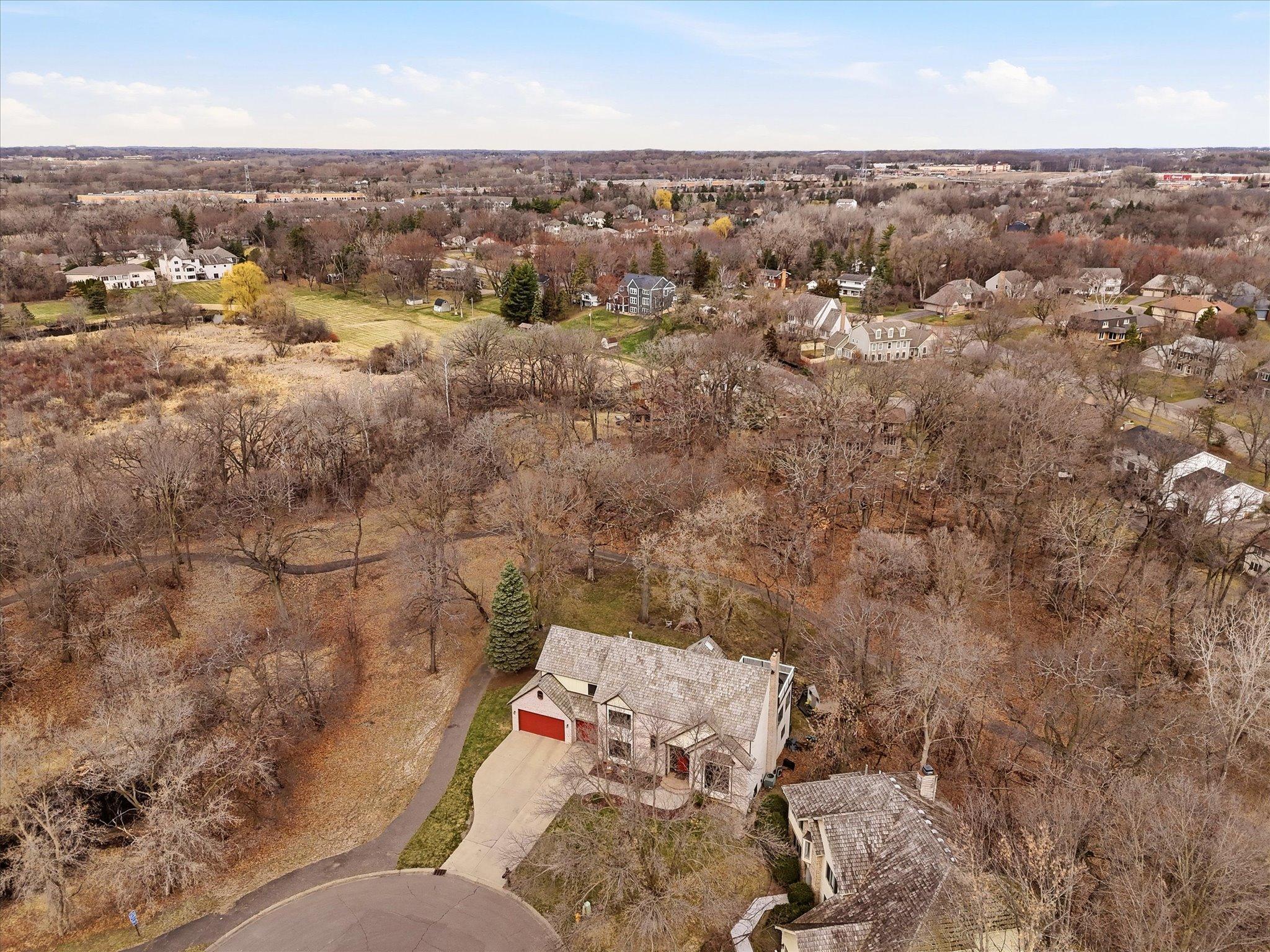 Trail system taking you to Medicine Lake Park Reserve and parks.