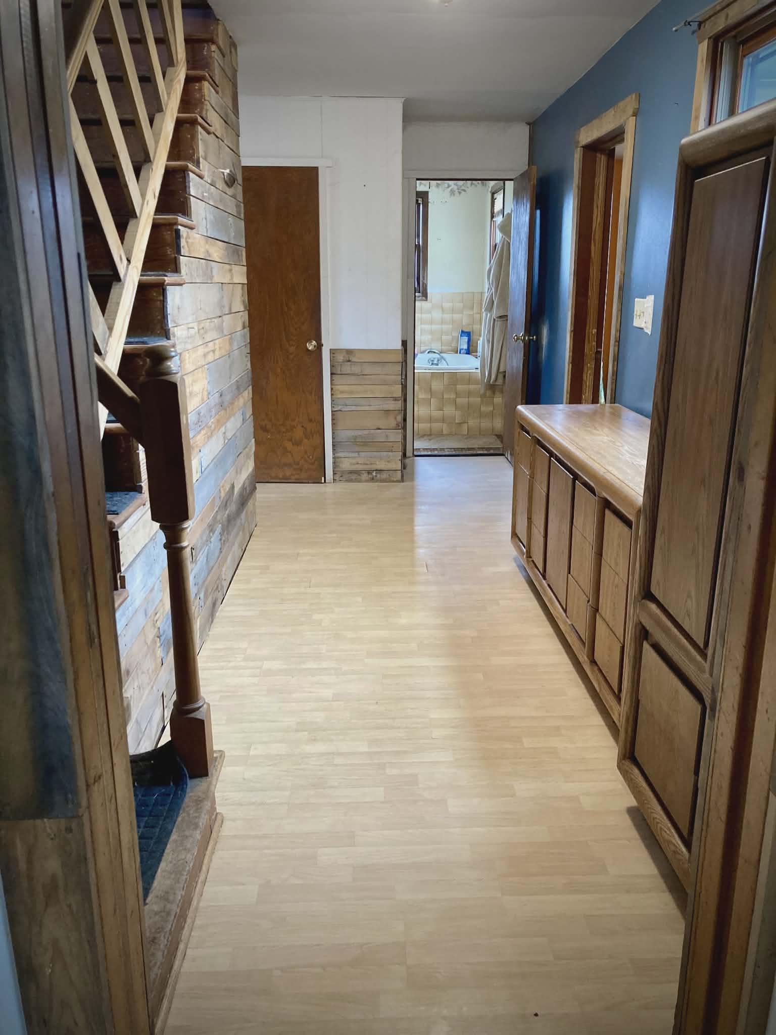 Another view of the main entry hallway ~ Photo kindly provided by the seller.