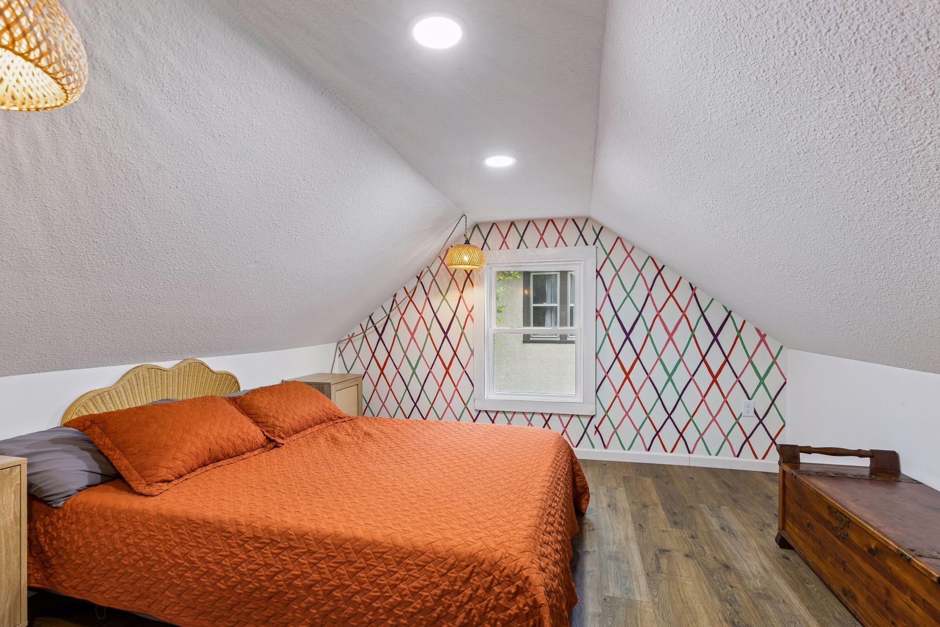 Upper level bedroom.