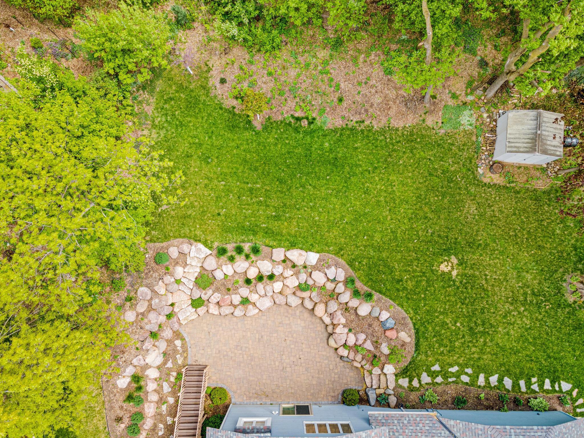 Private backyard