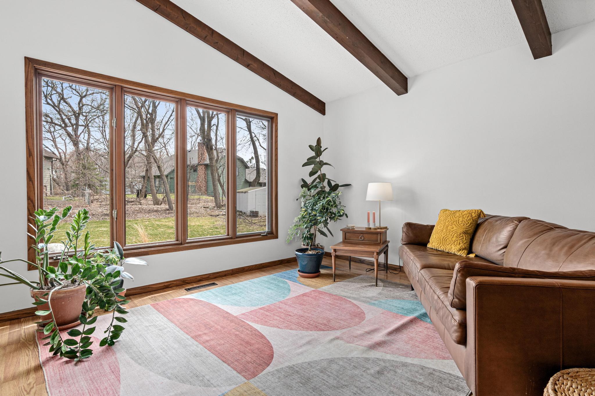 Large windows let in so much light