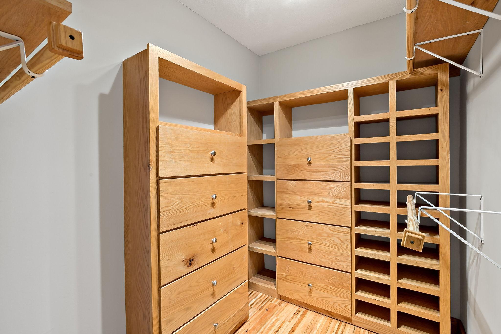Double Closets Provide Ample Storage