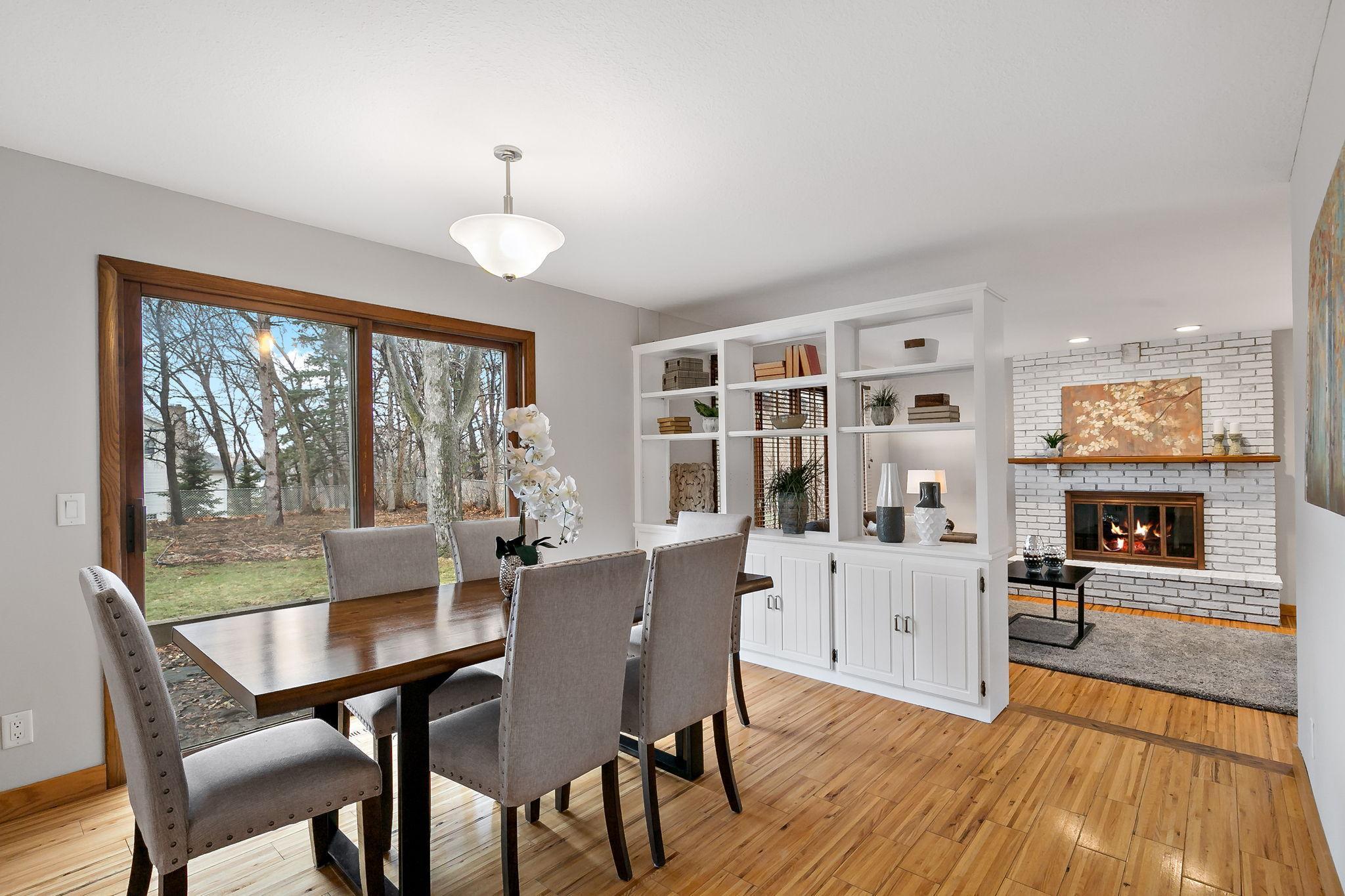 Open Dining Space with Great Natural Light