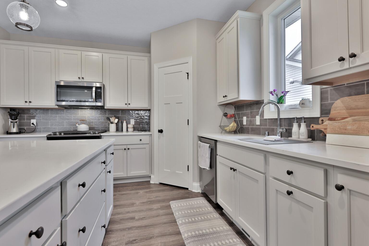 Abundant cabinet storage