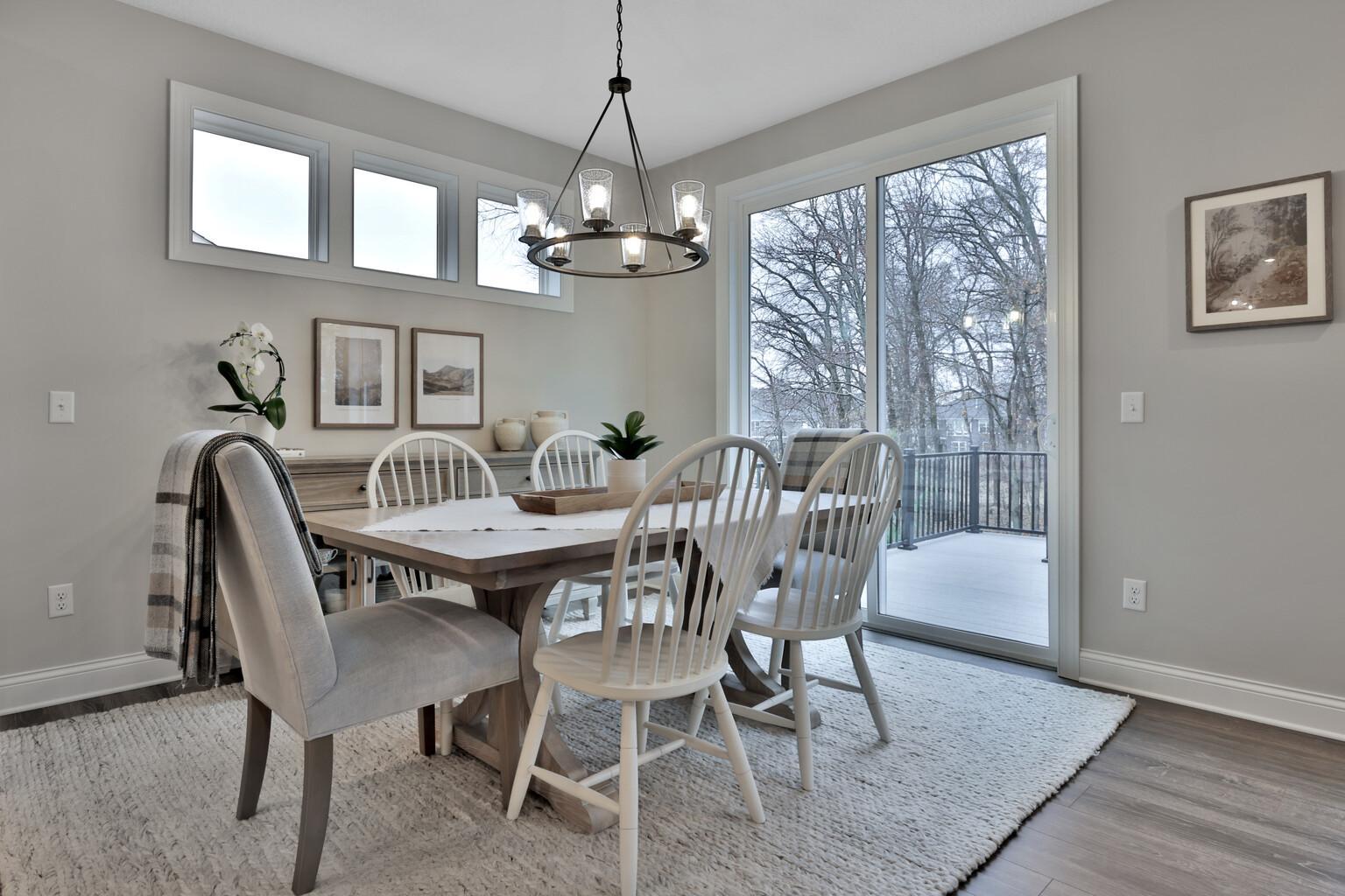 Dining area with seamless indoor-outdoor flow