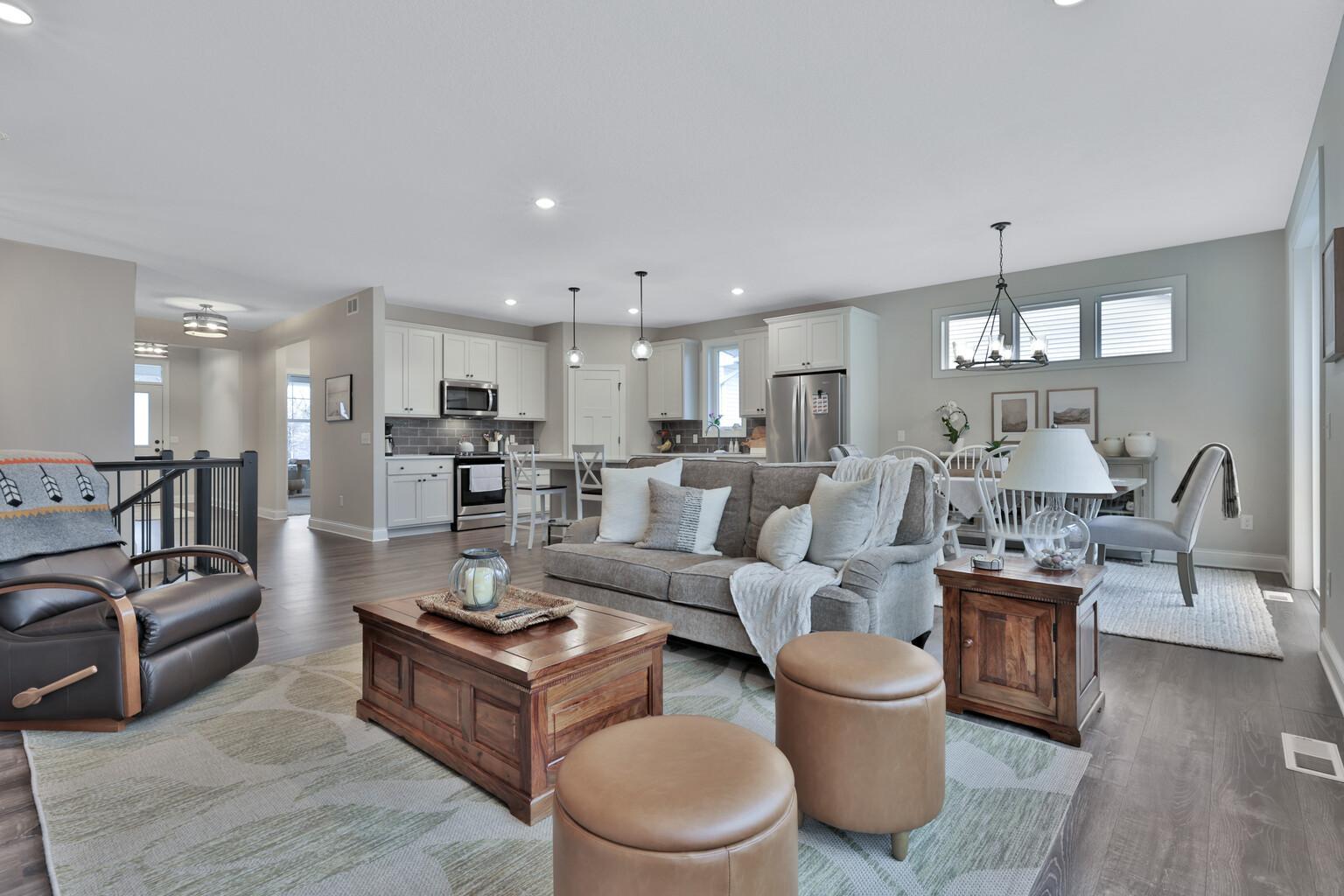 Open-concept main level