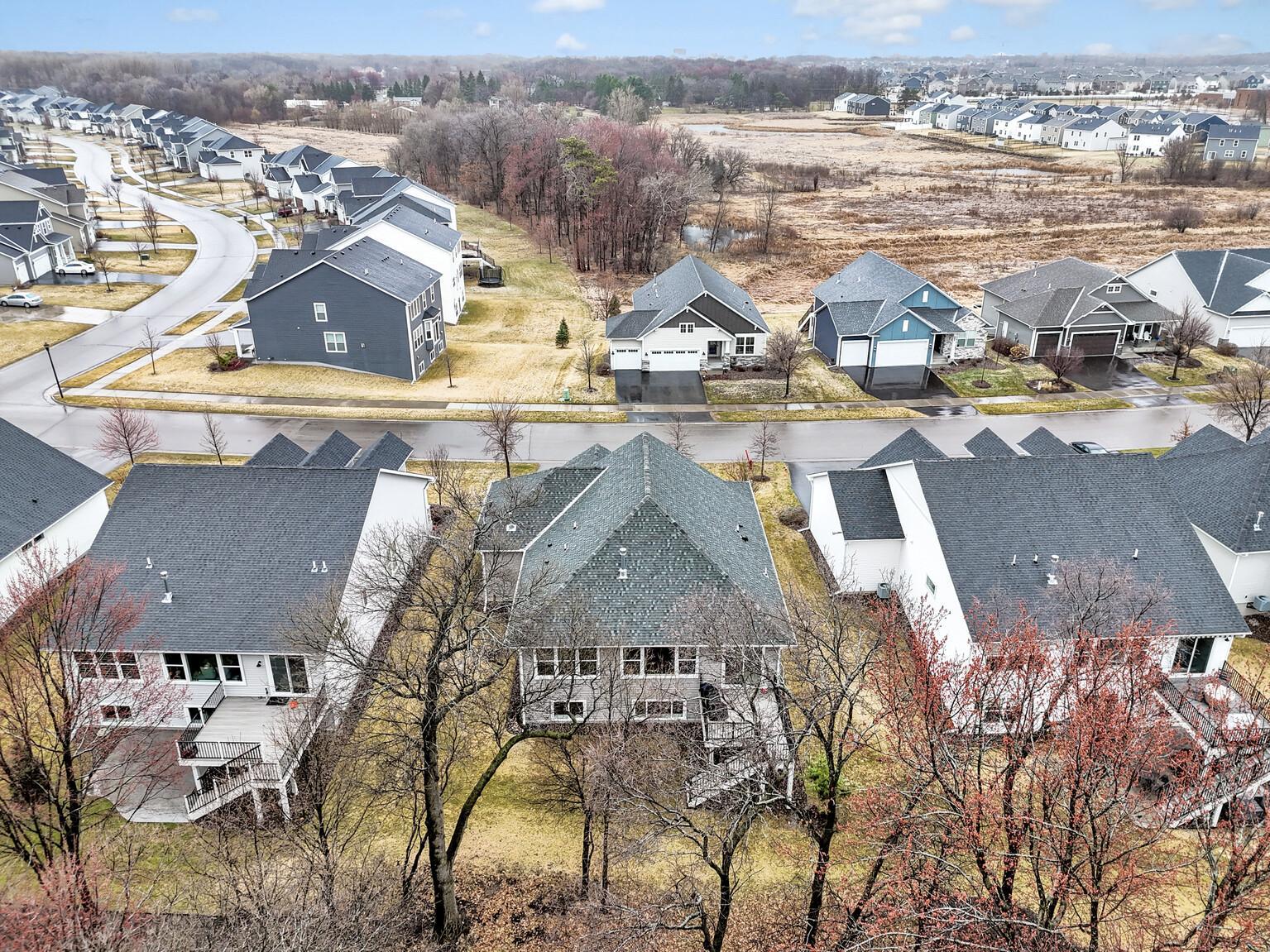 Private wooded setting