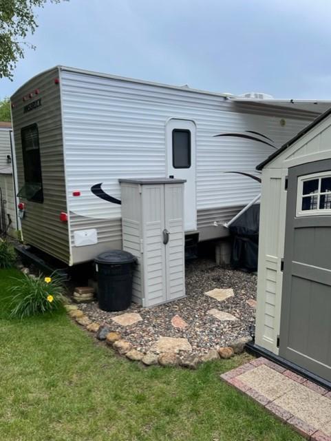 View of the back side