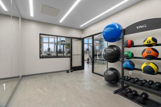 Our Fitness Center at Hill Farm Condominiums