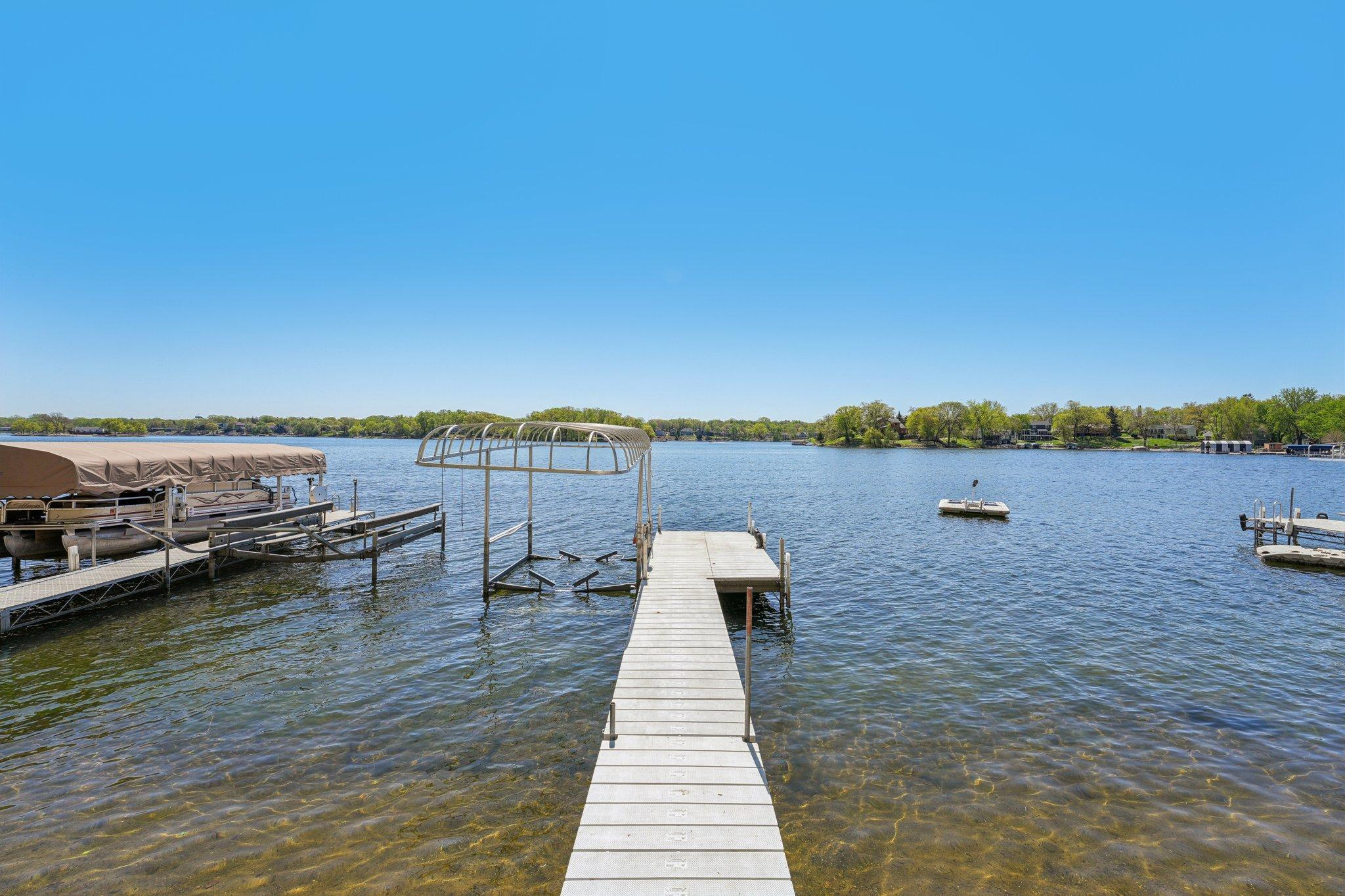 Perfect vantage point for sunrises, sunsets, and year-round lake life