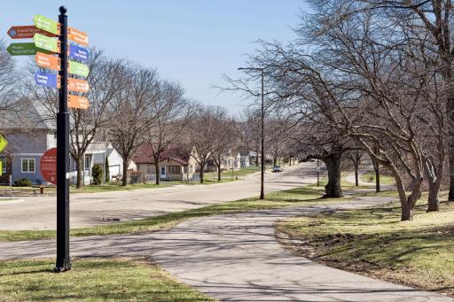 JUMP ON THE NEARBY BIKE PATH