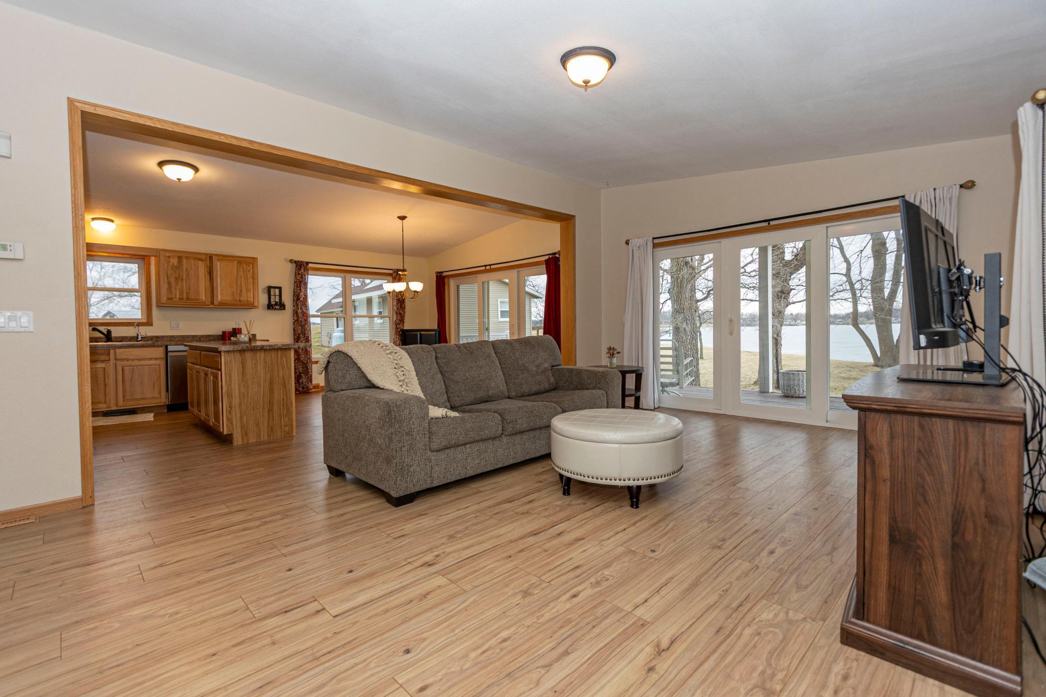 Open Concept Kitchen/Living