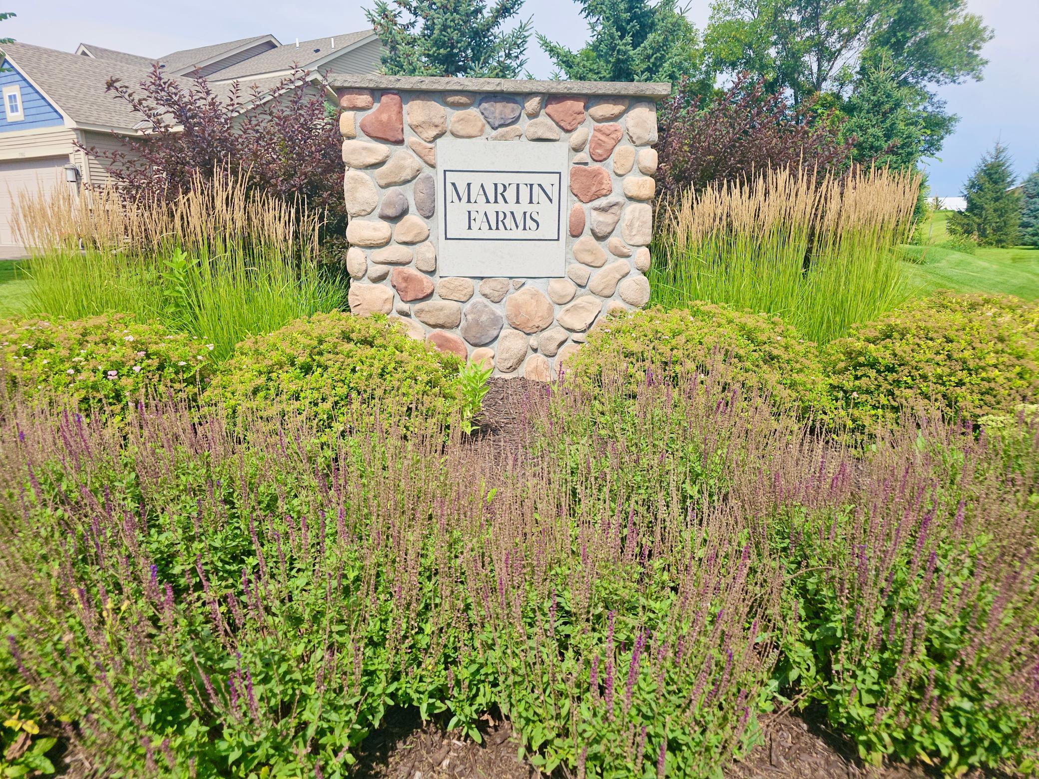 Highly desired Martin Farms neighborhood