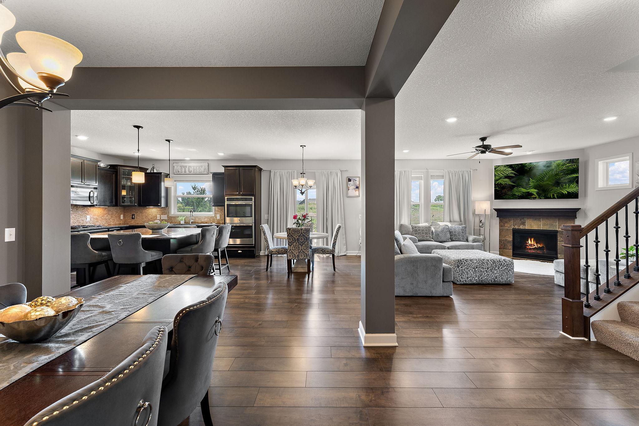 Beautiful flooring and natural light with all the windows